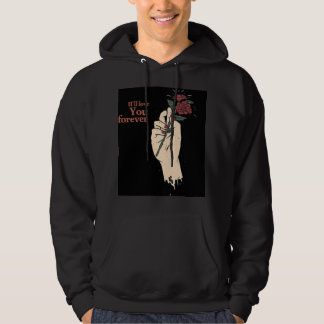 Du Verdienst Besseres – Dunkle Gothic-Rosen Hoodie