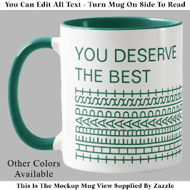 Du verdienst den besten Therapeuten lustiger Witz  Tasse