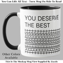 Du verdienst den besten Therapeuten lustiger Witz  Tasse