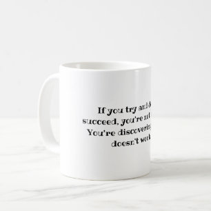 Du Versage kein Motivierend Discovery Zitat Kaffeetasse