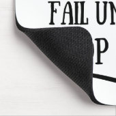 Du versage nie, bis du aufhörst, motivierend zu ve mousepad (Ecke)