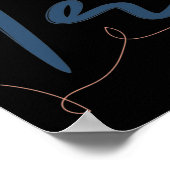 Du Versage nur, wenn du aufhörst, Retro zu versuch Poster (Ecke)