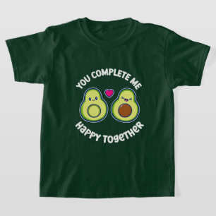 Du vervollständigst mich Avocado glücklich zusamme T-Shirt