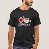Du vervollständigst mich Donkaffee Funny Doughnut  T-Shirt (Vorderseite)