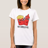 Du vervollständigst mich Funny Fries Ketchup Puff T-Shirt (Vorderseite)