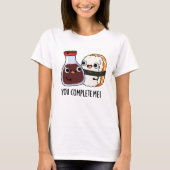 Du vervollständigst mich Funny Sushi Soy Sauce Puf T-Shirt (Vorderseite)