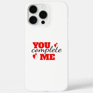 Du vervollständigst mich - Romantisches Geschenk f iPhone 16 Pro Max Hülle