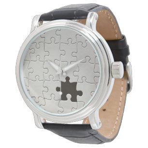 Du Vervollständigst Mich Romantisches Schwarz-Weiß Armbanduhr