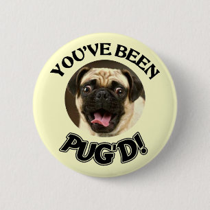 DU WAR MOPS! - FUNNY MOPS DOG BUTTON