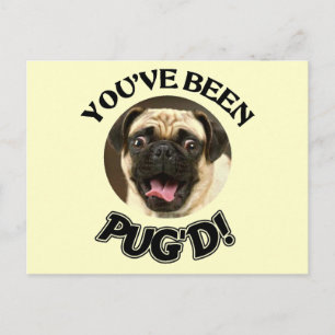 DU WAR MOPS! - FUNNY MOPS DOG POSTKARTE