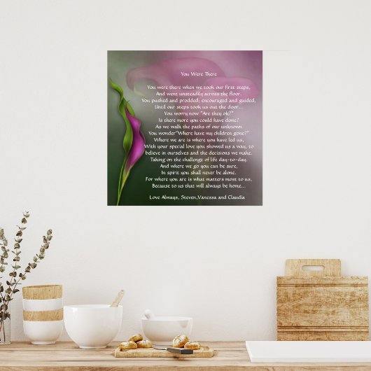 Du warst da poster (Küche)