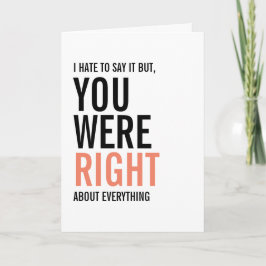 Du warst die richtige Muttertagskarte der Mama Karte