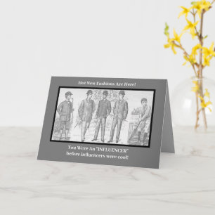 "Du warst ein Einflussfaktor, bevor es Cool war" g Karte