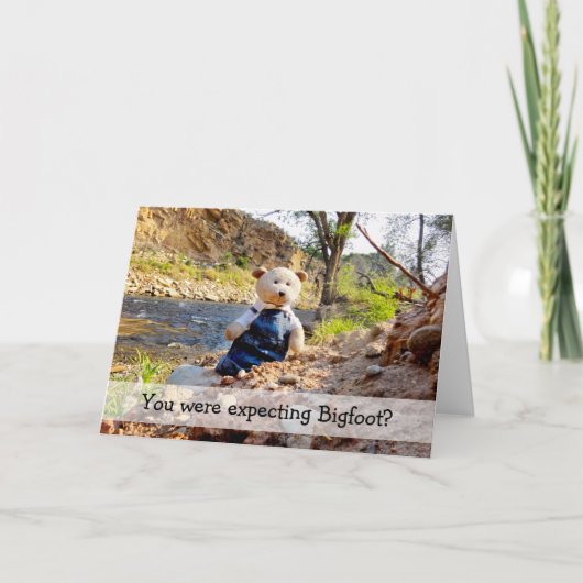 DU WARTEST BIGFOOT? 3 ANKÜNDIGUNG (Vorderseite)