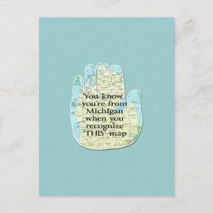 Du weißt, dass du aus Michigan bist, wenn Postkarte