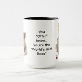 Du weißt, dass du der beste Boss der Welt bist Tasse (Zentrum)