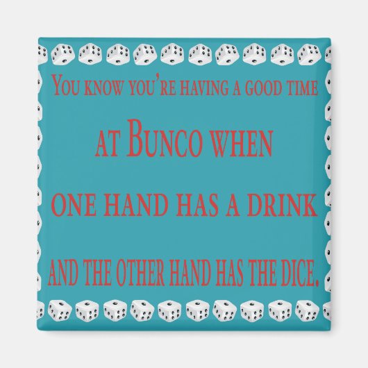 Du weißt, dass du dich gut amüsierst magnet (Vorne)