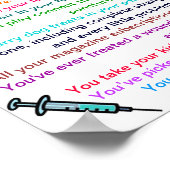 Du weißt, dass du ein Tierarzt bist... Poster (Ecke)