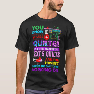 Du weißt, dass du Quilter bist: Planung für die nä T-Shirt