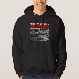 Du weißt, dass du Schlagzeuger bist, wenn du jeder Hoodie