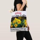 Du weißt, dass ich dir die Tasche Liebe habe (Von Nahem)