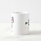 Du weißt, dass ich Liebe Kaffeetasse (Mittel)