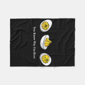 Du weißt warum ich hier bin2  fleecedecke (Vorderseite (Horizontal))