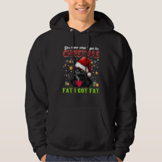 Du weißt was ich zu Weihnachten bekam Fett Ich bek Hoodie