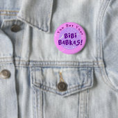 "Du wettest deine Bibi Babkas" Perfekte Fremde Button (Beispiel)