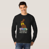 Du Will ein Stück Schokolade-Ostern T-Shirt (Vorne ganz)