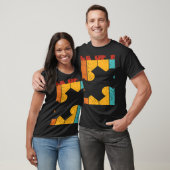 Du Will ein Stück von mir Retro Jigsaw Puzzling T-Shirt (Unisex)