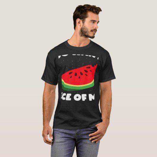 Du Will ein Stück von mir tropisches Früchtewasser T-Shirt (Vorne ganz)