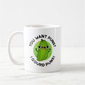 Du Will Puns I Gourd Puns Funny Veggie Pun Kaffeetasse (Links)