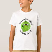 Du Will Puns I Gourd Puns Funny Veggie Pun T-Shirt (Vorderseite)