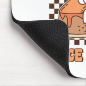 Du willst ein Stück von mir Groovy Pumpkin Pie Lus Mousepad (Ecke)