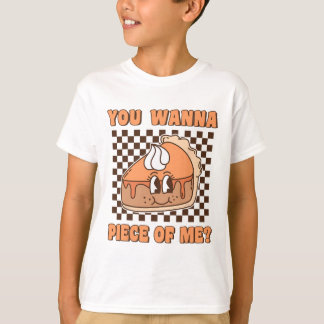 Du willst ein Stück von mir Groovy Pumpkin Pie Lus T-Shirt