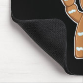 Du willst ein Stück von mir lustiger Lebkuchenmann Mousepad (Ecke)
