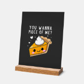 Du willst Erntedank Pie Acrylschild (Winkel)