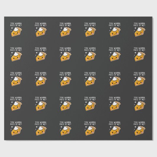 Du willst Erntedank Pie Geschenkpapier (Flach)