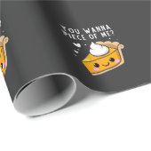 Du willst Erntedank Pie Geschenkpapier (Rolleneckpunkt)