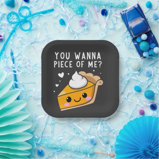 Du willst Erntedank Pie Pappteller (Party)