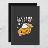 Du willst Erntedank Pie Save The Date (Vorne/Hinten)