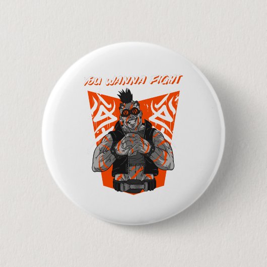 Du willst kämpfen! button (Vorderseite)