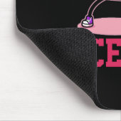 Du willst mich abhauen. Angry cake komischer Carto Mousepad (Ecke)