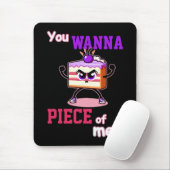 Du willst mich abhauen. Angry cake komischer Carto Mousepad (Mit Mouse)