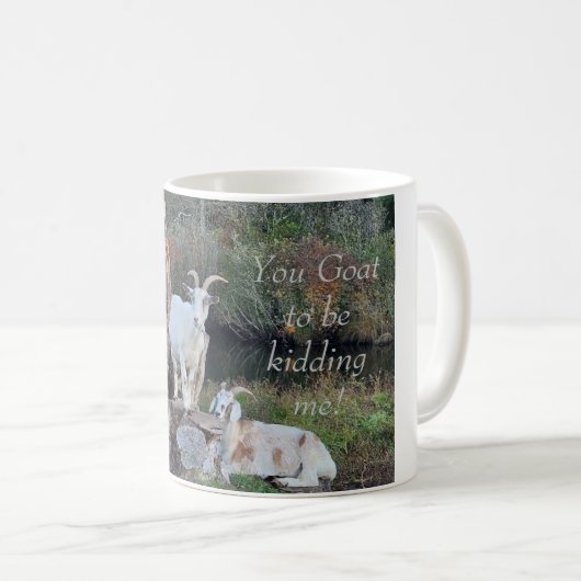 "Du willst mich zum Scherz machen!" Kaffeetasse (VorderseiteRechts)