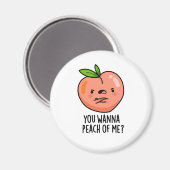 Du willst mir einen sonnigen Früchtepun pfirmieren Magnet (Vorderseite/Rückseite)