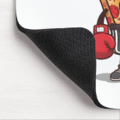 Du willst Pizza von mir Funny Gym Workout Boxing P Mousepad (Ecke)