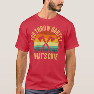 Du wirfst Darts T-Shirt