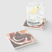 Du wirst bedingungslos geliebt steinuntersetzer (Seitenansicht)